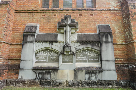 四渡赤水纪念馆新的后部澳大利亚新南威尔士州北部城镇格拉夫顿市中心大堂后方格拉夫顿第三和四主教Grafton第二及其妻子三和四位格拉夫顿主教的纪背景