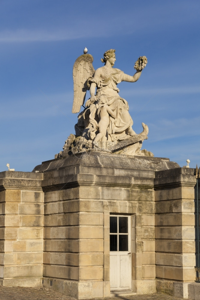 建筑学法国兰西州凡尔赛城堡的雕像旅游欧洲图片