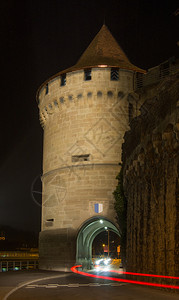 穆塞格莫尔卢森恩圆城堡塔风景优美图片