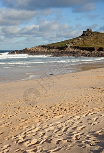 沙滩海岸线背景图片