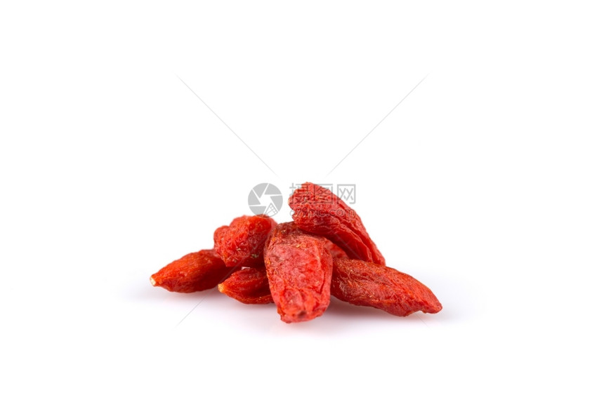 果子酱白背景的果莓贴上浆红色的图片