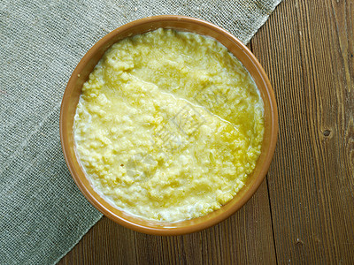 国民白俄罗斯面带南瓜的米片粥早餐谷物图片