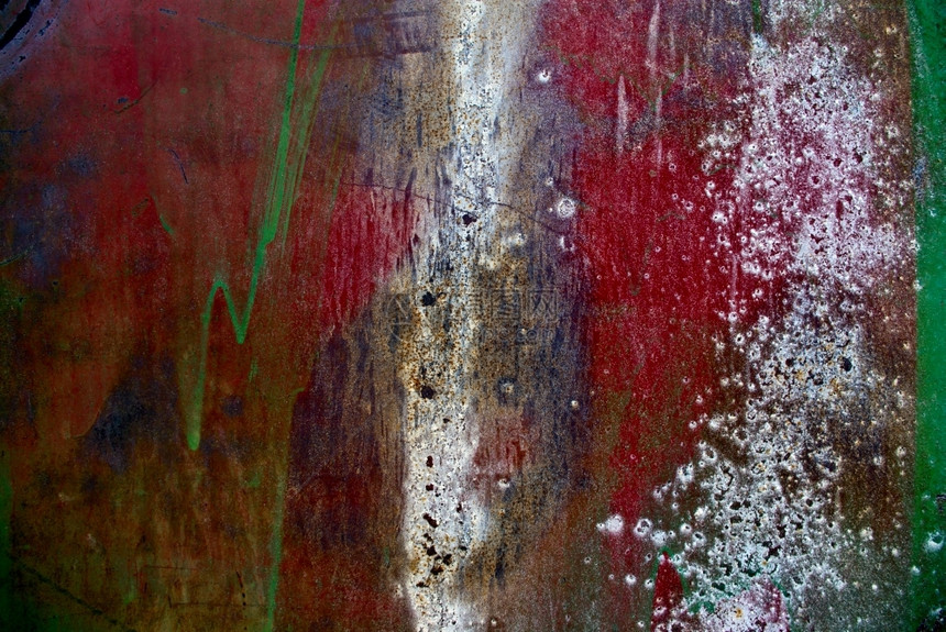 工业的古老生锈土木铁纹身背景红色的腐蚀图片