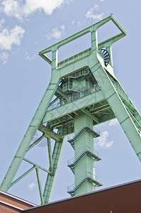 轴位于博亨的德国采矿物馆外部文化结构体图片