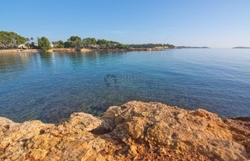 树木西班牙语天气巴利阿里群岛伊比萨Ibiza自然岩石和海洋景观图片