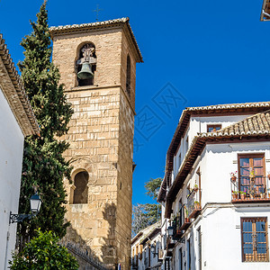 细节正面格拉纳达教堂西班牙南部安达卢西亚的宗教建筑会图片