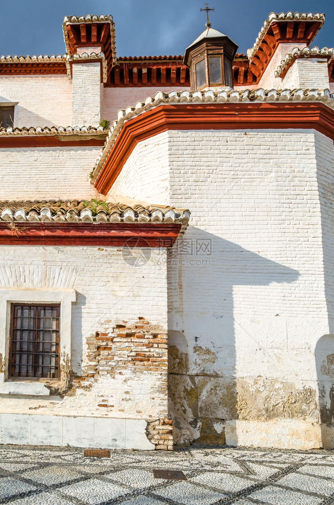 格拉纳达教堂西班牙南部安达卢西亚的宗教建筑户外历史细节图片