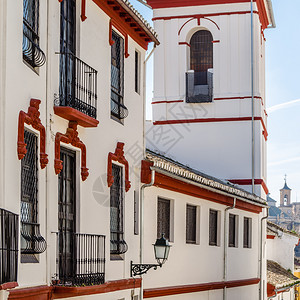 正面旅行格拉纳达教堂西班牙南部安达卢西亚的宗教建筑城市图片