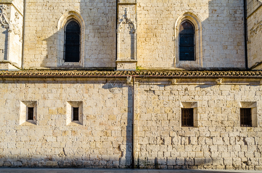 建造西班牙帕伦亚卡斯蒂利和里昂哥特大教堂会宗图片