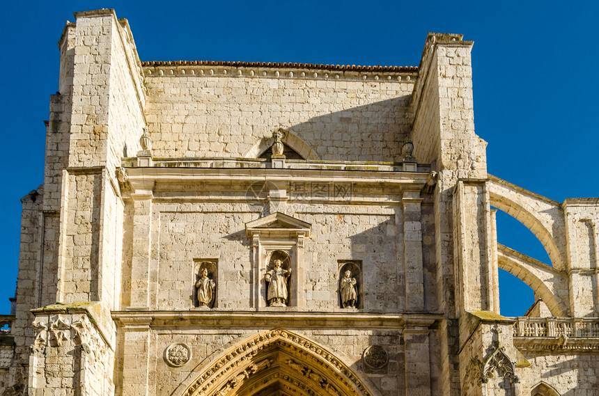 历史西班牙帕伦亚卡斯蒂利和里昂哥特大教堂宗的建筑学图片