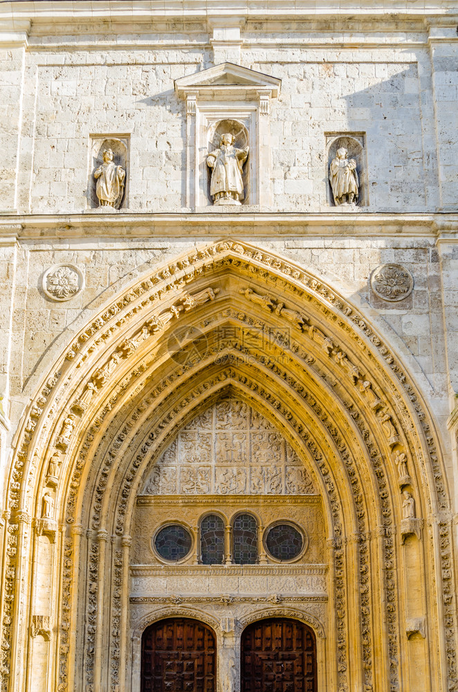 西班牙帕伦亚卡斯蒂利和里昂哥特大教堂历史老的宗教图片