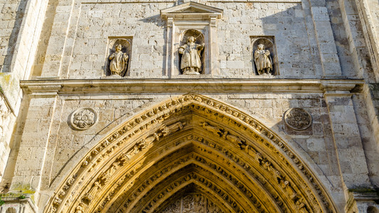 欧洲崇拜老的西班牙帕伦亚卡斯蒂利和里昂哥特大教堂图片