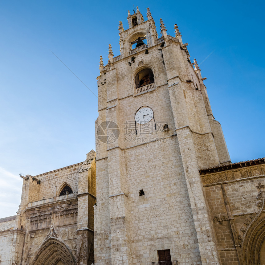 老的旅游宗教西班牙帕伦亚卡斯蒂利和里昂哥特大教堂图片