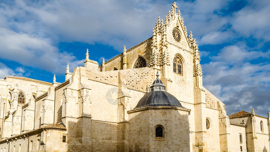 文化莱昂西班牙帕伦亚卡斯蒂利和里昂哥特大教堂建筑学图片