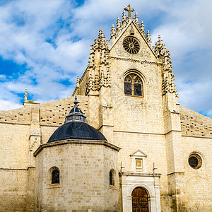 崇拜宗教的西班牙帕伦亚卡斯蒂利和里昂哥特大教堂著名的图片