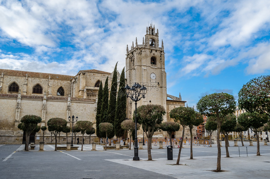 历史西班牙帕伦亚卡斯蒂利和里昂哥特大教堂建筑学户外图片