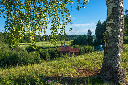 俄罗斯农村自然风景高清图片
