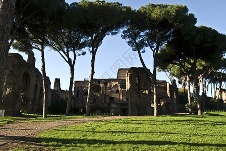 罗马奥古斯都皇帝老的别墅罗马论坛的一部分帝国意大利爬坡道图片