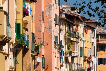 意大利历史建筑的范例意大利历史建筑卢卡物窗户图片