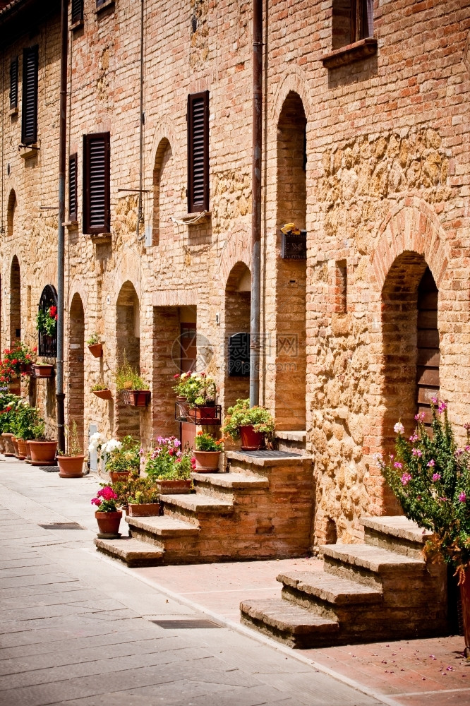 意大利语托斯卡纳意大利历史建筑的范例意大利历史建筑丰富多彩的图片
