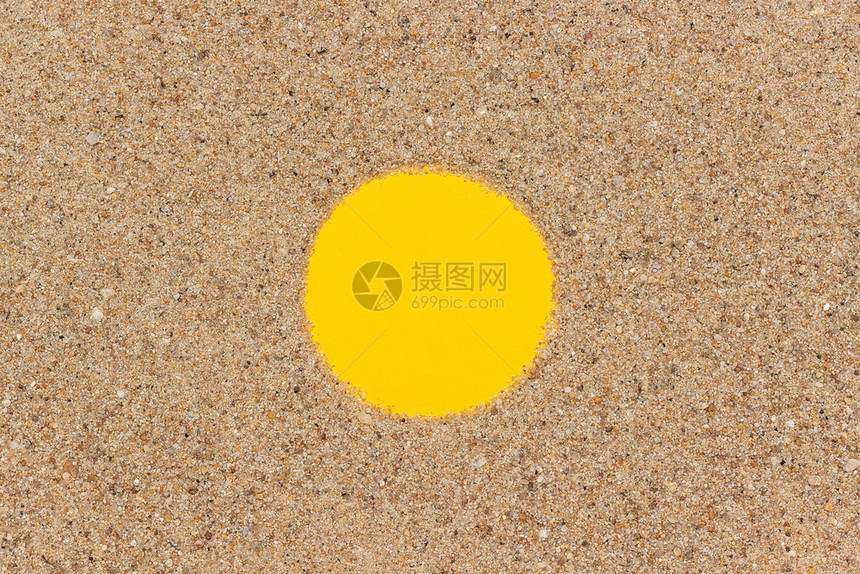 黄色圆形框架状和海沙模板型适合您的设计黄色圆形框架状和海沙模板型适合您的设计旅游假期为了图片