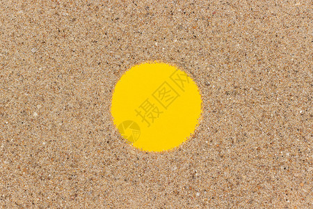 黄色圆形框架状和海沙模板型适合您的设计黄色圆形框架状和海沙模板型适合您的设计旅游假期为了背景图片