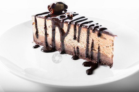 巧克力芝士蛋糕图片
