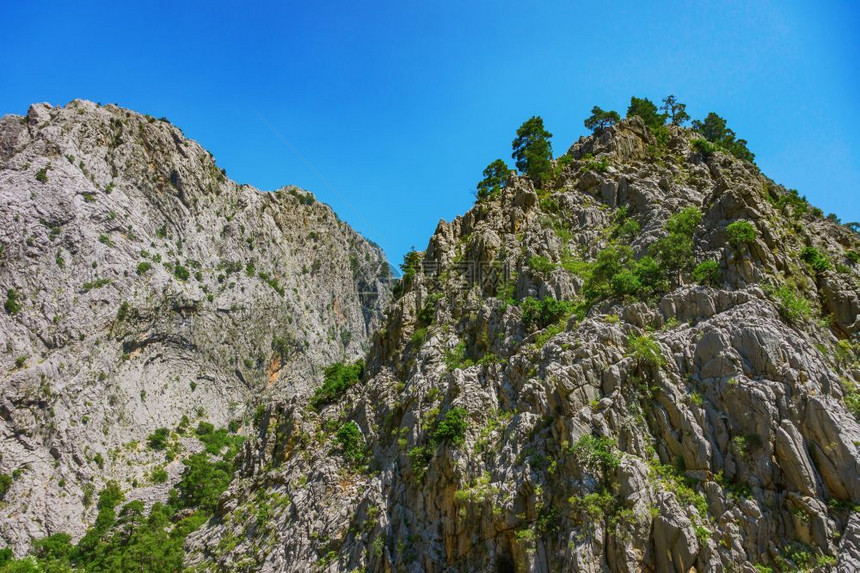 土耳其休息戈努克山附近上叶柳峡谷的景象安塔利亚图片