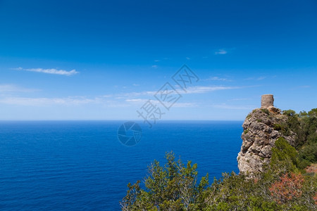 自然高的Verger塔马略卡岛巴利阿里西班牙水图片