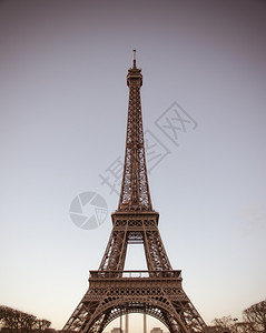 城市的建筑学假期Eiffel铁塔当天在巴黎法国Vivantage照片图片