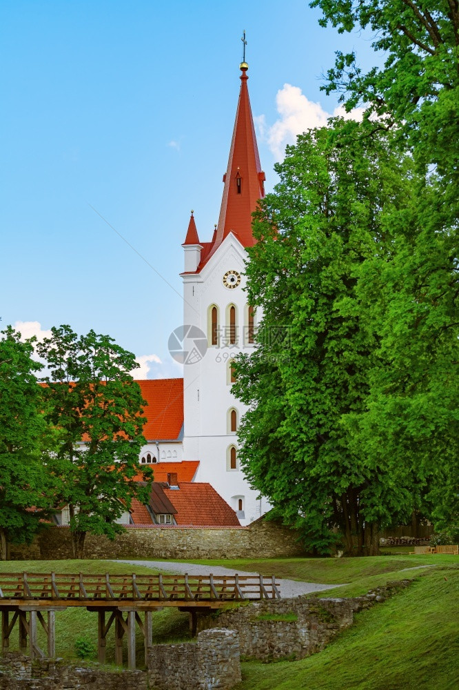 欧洲的圣约翰在拉脱维亚塞西的圣约翰浸礼会路德教圣约翰钟遗产图片