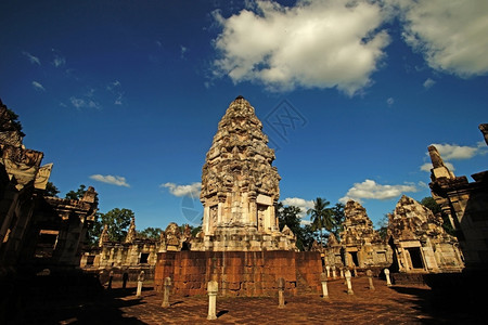 宗教sdokkakthom是一座高棉古庙角著名的图片