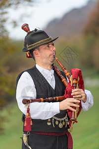 苏格兰帽文化贝加莫高清图片