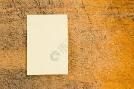 商业复古的关于木背景黄色注纸矩形长方图片