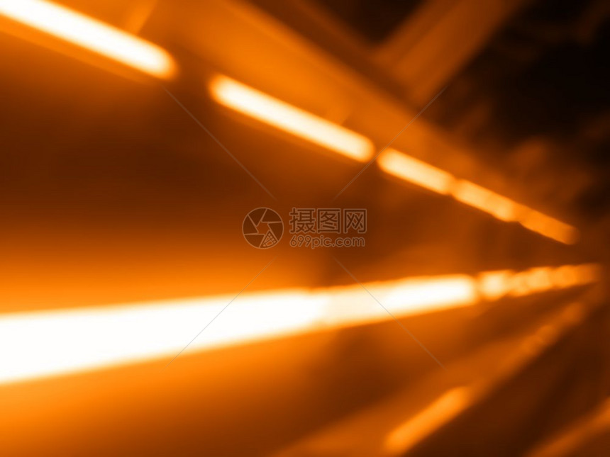 重点模糊直角橙色激光射线bokeh底部的对角橙色激光射线bokoh底部hd未来图片