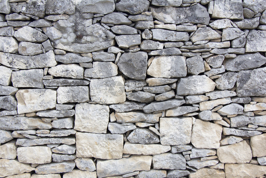 关闭干岩墙作为背景材料农村外部的建造图片