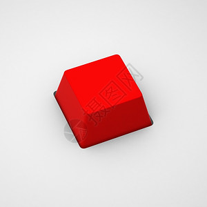 3d空白的红色键盘按钮转换清除互联网电脑图片
