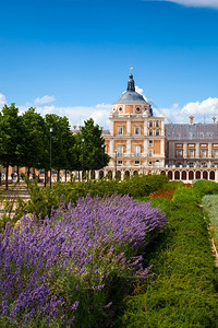 住宅历史城堡西班牙马德里的阿拉兰朱埃斯王宫和花园图片