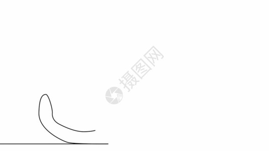 梵高自画白色的自画简单动条连续线小猫宠物动可爱手绘白色背景上的黑线自画单条连续线小猫宠物动可爱的简单画连续肖像设计图片