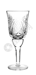 香槟酒高脚摄影一种有梗的吐司白色背景上孤立的清空晶玻璃设计图片