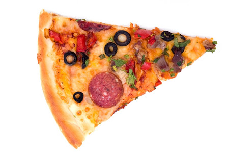 意大利语白色的切片披萨美食盘子图片