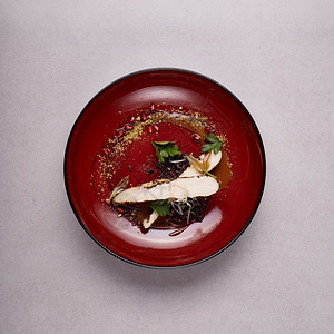 餐盘上美味的食物精餐盘子有创意的餐厅大概念酒店菜单美食图片