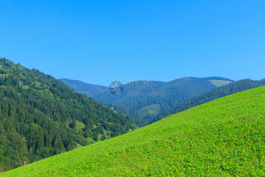 乌克兰最高霍芬纳喀尔巴阡山脉美丽的夏日场景颜色户外图片