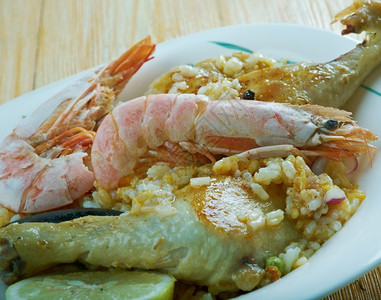 德州墨西哥白饭TexMexJambalaya各种区域和南方烹饪虾图片