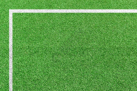操场带有白色模式线的草地足球场风景运动背复制自然图片