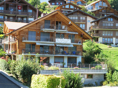 娱乐建筑学国民瑞士Thun湖的度假屋瑞士图片