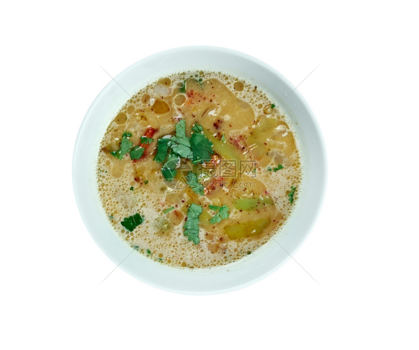 煮汤奶油鸡烤小玉米卷莴苣洋葱图片