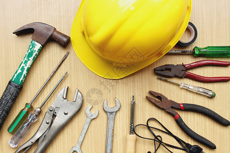 优质的维修和建筑工具设备用于修理和建造团体改进图片