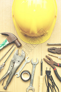 安全帽改进维修和建筑工具设备用于修理和建造机械图片