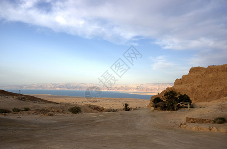 以色列的马萨达和死海旅行世界遗产址日落中东间图片